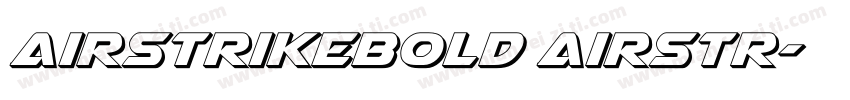AirstrikeBold Airstr字体转换